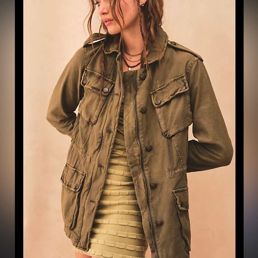 Free People Not Your Brothers Surplus Utility Jacket
